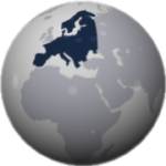 Map highlighting Europe